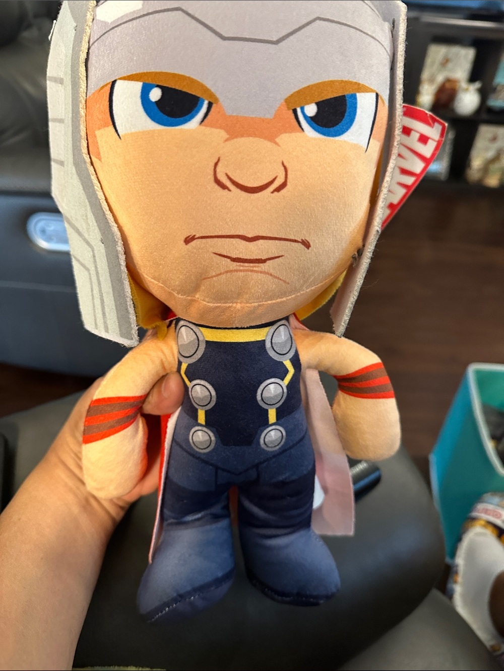 Marvel Thor Plush Toy - Blue, Red, Gray, Yellow